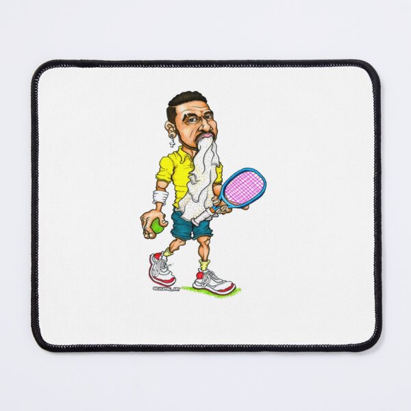 Item preview, Animated Portrait Tennis Nick Kyrgios designed and sold by MichaelDotson1.