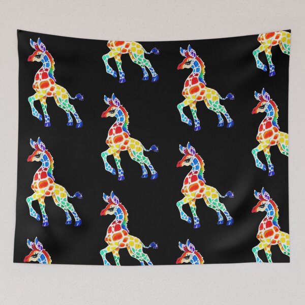 Item preview, Rainbow Giraffe designed and sold by Brooksie Fontaine.