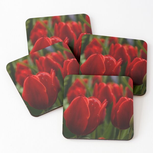 Item preview, Vivid Red Tulip Garden designed and sold by Georgia Mizuleva.