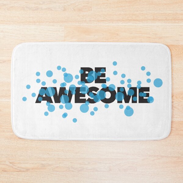 Item preview, Playful, vibrant, bold, modern graphic design of Be Awesome designed and sold by theendup.