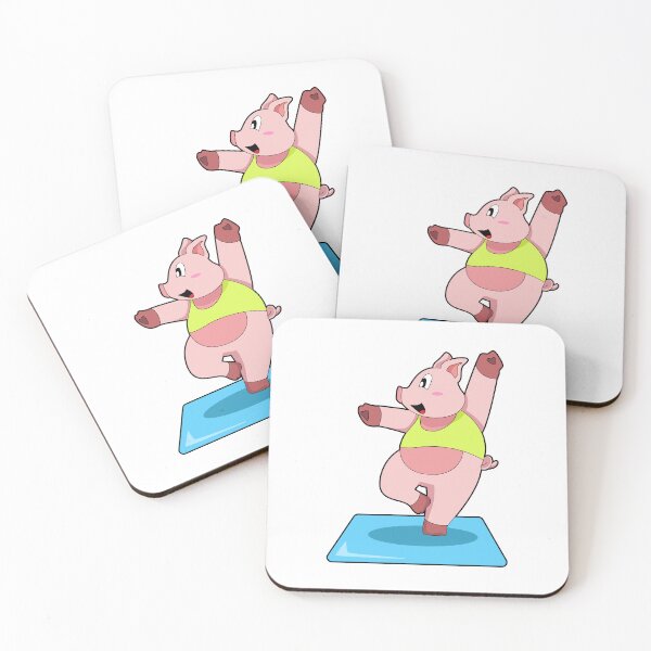 Item preview, Pig Yoga Fitness Gymnastics designed and sold by Snabdesign84.