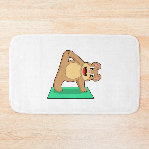 Item preview, Bear at Yoga Fitness designed and sold by Snabdesign84.