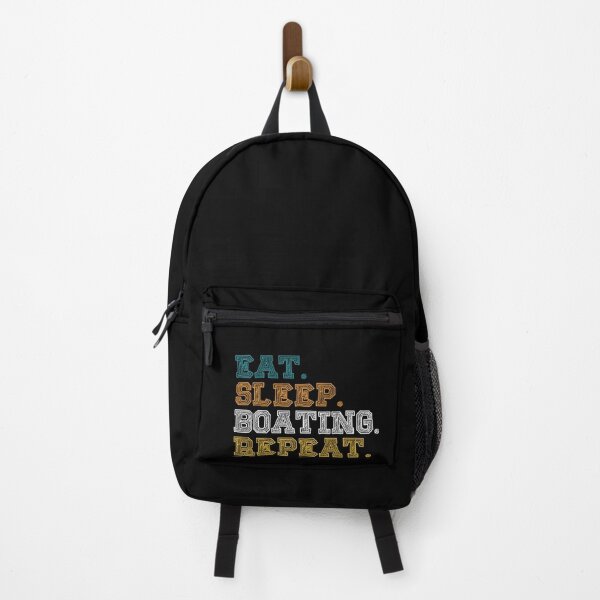 Item preview, Eat, Sleep, Boating, Repeat Funny Bow Design designed and sold by TJOutfitters.