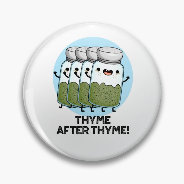 Item preview, Thyme After Thyme Funny Herb Puns  designed and sold by punnybone.
