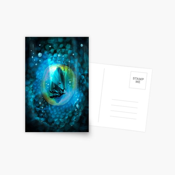 Item preview, sea monsters and divers designed and sold by DoodlebrinksArt.