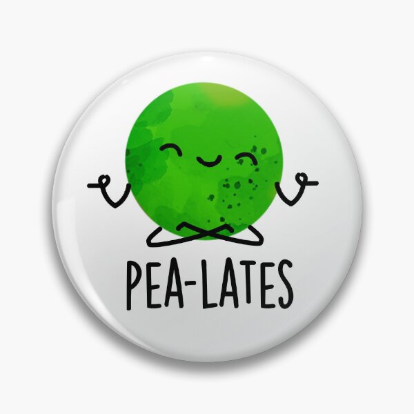 Item preview, Pea-lates Cute Pilates Pea Puns designed and sold by punnybone.
