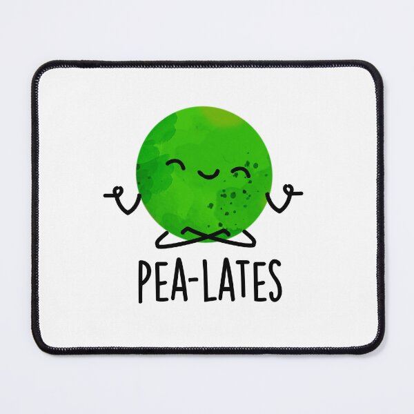 Item preview, Pea-lates Cute Pilates Pea Puns designed and sold by punnybone.