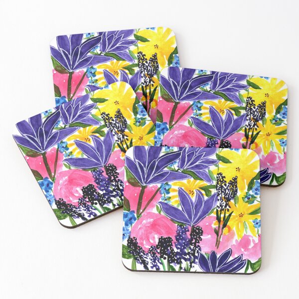 Item preview, Spring Bouquet - Multicolored Watercolor Flowers  designed and sold by Art-by-Ahyoka.