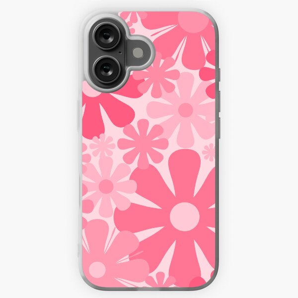 Retro 60s 70s Flowers - Vintage Style Floral Pattern in