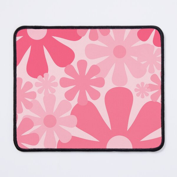 Item preview, Retro 60s 70s Flowers - Vintage Style Floral Pattern Pink designed and sold by kierkegaard.