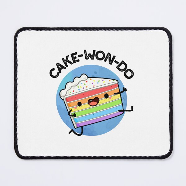 Item preview, Cake-won-do Funny Cake Puns designed and sold by punnybone.