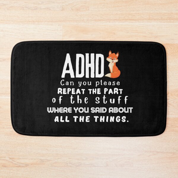 Item preview, ADHD - Can you please repeat the part of the stuff where you said about all the things - Light on Dark - Option G designed and sold by TheBerriesADHD.