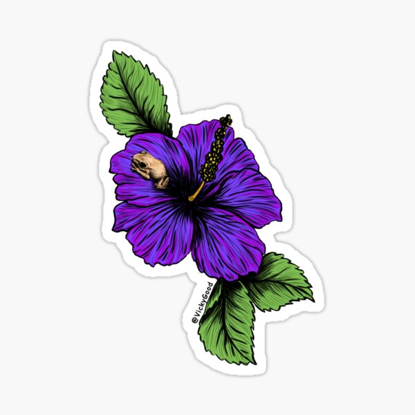 Item preview, Puerto Rican Hibiscus with Coqui designed and sold by VickyGood.