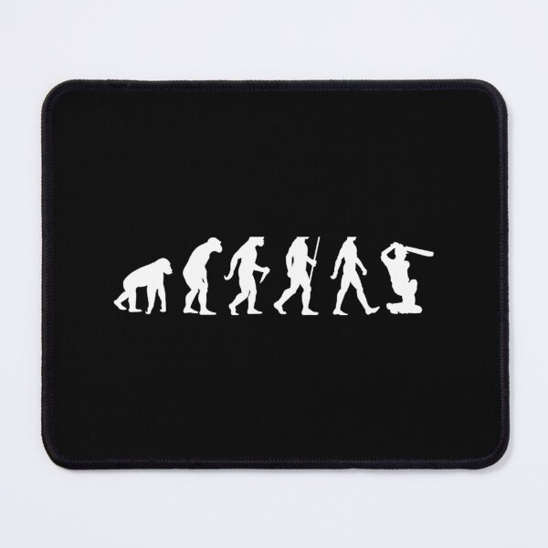 Item preview, Human Evolution Walk Monkey To Cricket Player Sticker designed and sold by gloria1os.