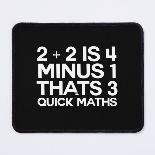 Item preview, 2 Plus 2 Is 4 Minus 1 Thats 3 Quick Maths -Alternative Classic T Shirts For Men Graphic - Womens Shirt Graphic Tee - Retro Vintage Shirt For Men Aldult Unisex Tee designed and sold by araganponzoj.