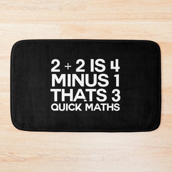 Item preview, 2 Plus 2 Is 4 Minus 1 Thats 3 Quick Maths -Alternative Classic T Shirts For Men Graphic - Womens Shirt Graphic Tee - Retro Vintage Shirt For Men Aldult Unisex Tee designed and sold by araganponzoj.