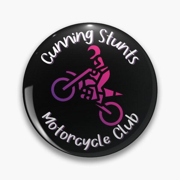 Item preview, Cunning stunts, motorcycle club, comic , motorcycle , off road bikers designed and sold by allycat57.