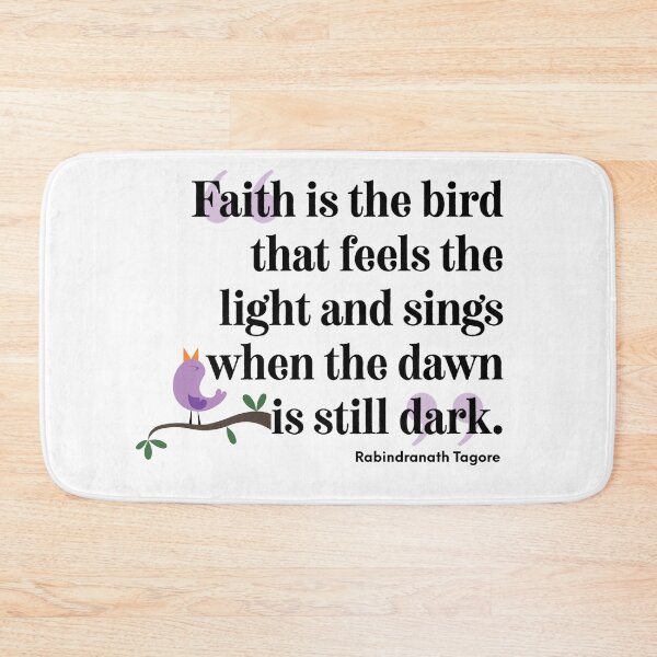 Item preview, Inspirational Quote on Faith - Life Quote From Philosopher Demonstrates Faith and Belief designed and sold by Soaring Eagle.