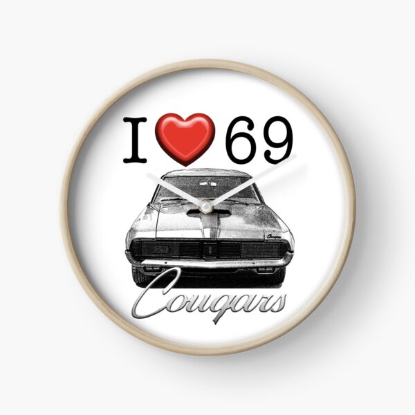 Item preview, I love 69 Cougar designed and sold by CoolCarVideos.