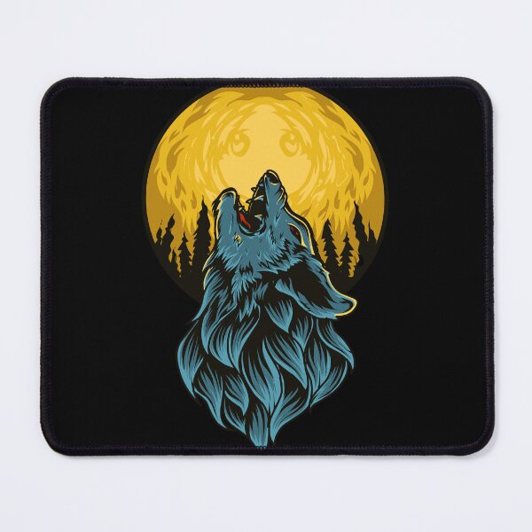 Item preview, Wolf Roaring on the Moon designed and sold by Chimp Champ.