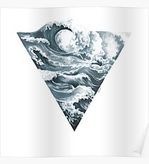 Elemental Alchemy: Water (colour) Poster