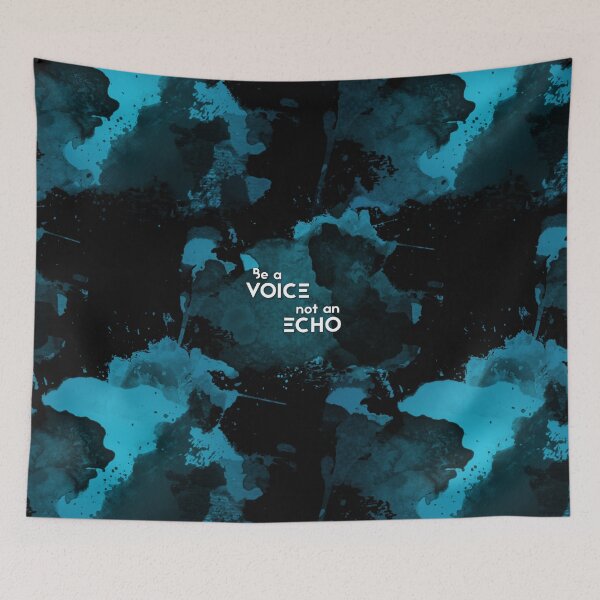 Item preview, Inspirational Quote: Be a Voice, Not an Echo designed and sold by ThisOnAShirt.
