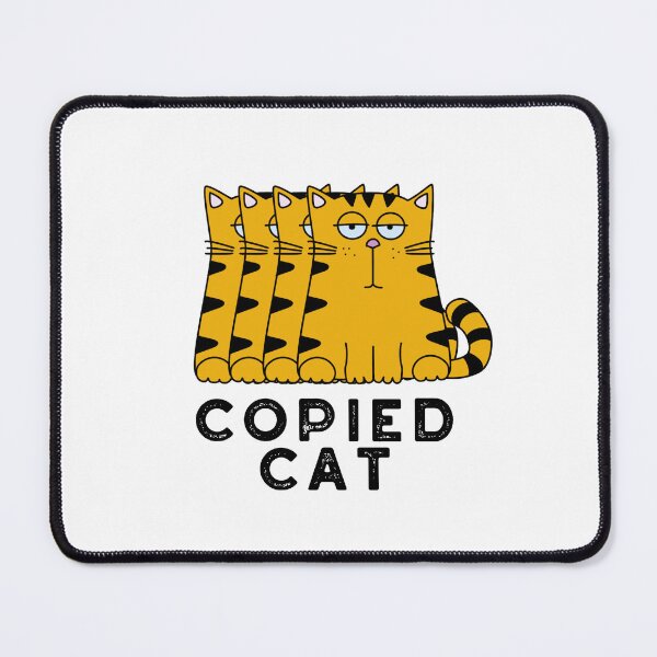 Item preview, Copied Cat Funny Animal Puns designed and sold by punnybone.