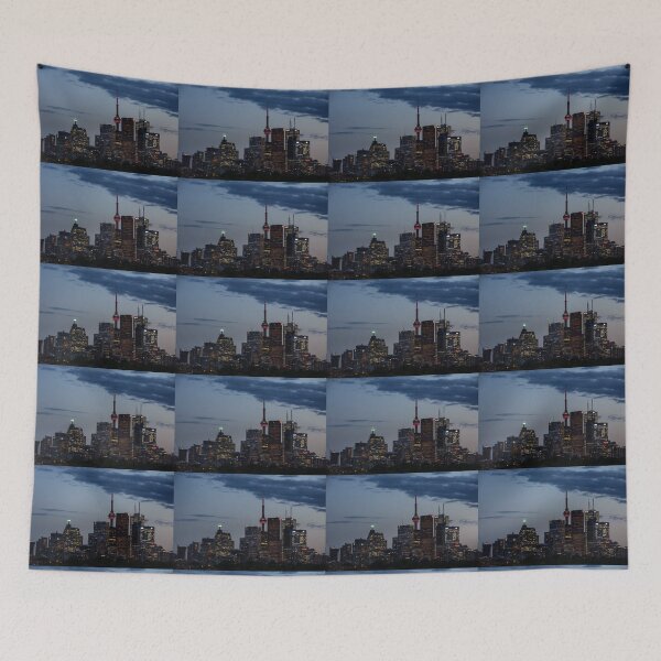 Item preview, Toronto Skyline at Dusk designed and sold by Georgia Mizuleva.