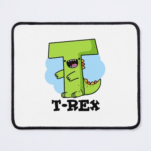 Item preview, T-Rex Alphabet Funny Dinosaur Puns designed and sold by punnybone.