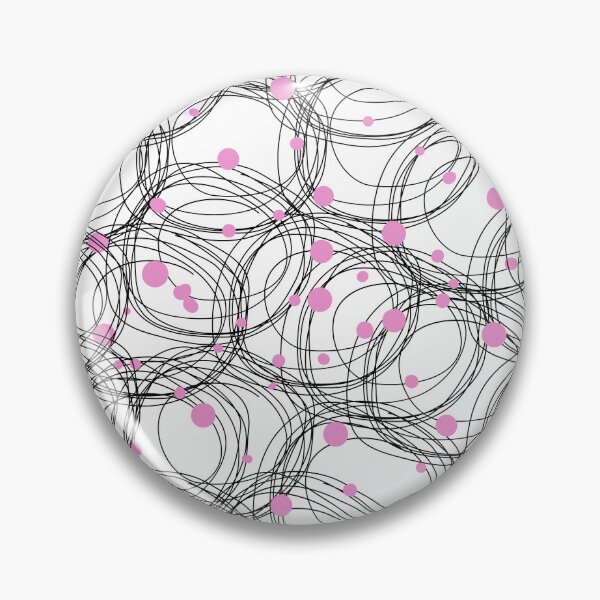 Item preview, Abstract circles with touches of pink color designed and sold by HDpod.