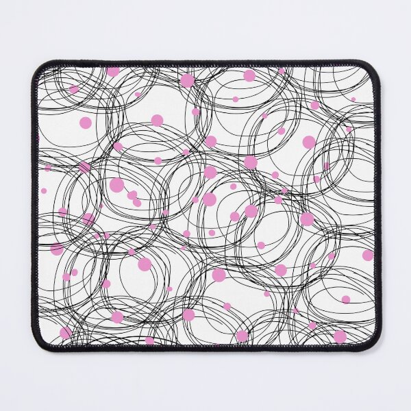 Item preview, Abstract circles with touches of pink color designed and sold by HDpod.