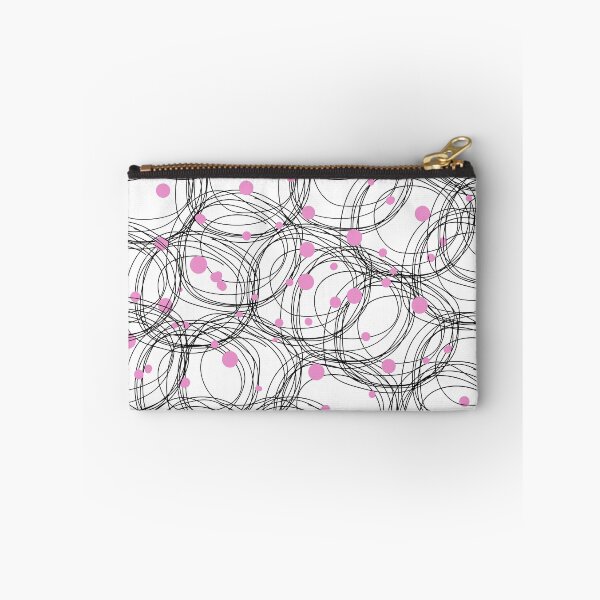 Item preview, Abstract circles with touches of pink color designed and sold by HDpod.