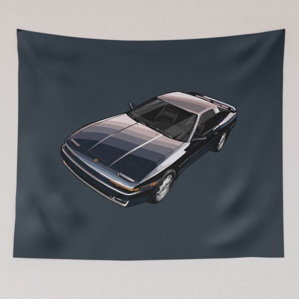 Item preview, Illustration Toyota Supra 3.0i mk 3 turbo ICON Graphic Artwork JDM Japan designed and sold by SketchNinja.