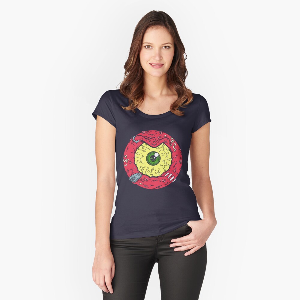 Item preview, Fitted Scoop T-Shirt designed and sold by MINION-FACTORY.