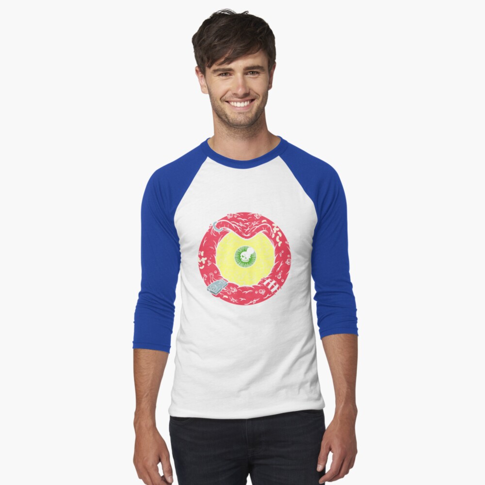 Item preview, Baseball ¾ Sleeve T-Shirt designed and sold by MINION-FACTORY.