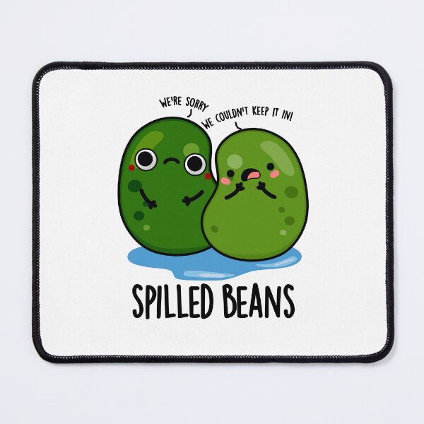 Item preview, Spilled Beans Funny Veggie Puns  designed and sold by punnybone.