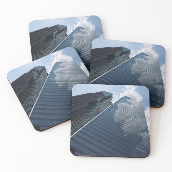Item preview, Sky and Sky - Toronto Skyscraper Reflecting Fluffy White Clouds designed and sold by Georgia Mizuleva.
