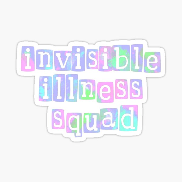 Item preview, Invisible illness squad designed and sold by Becky-Marie.