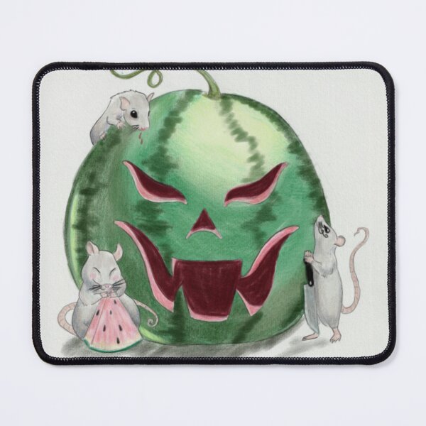 Item preview, Mice and Watermelon Carving designed and sold by BansheesBounty.