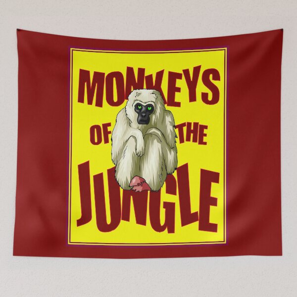 Item preview, MONKEYS of the JUNGLE: Abstract Whimsical Print designed and sold by posterbobs.