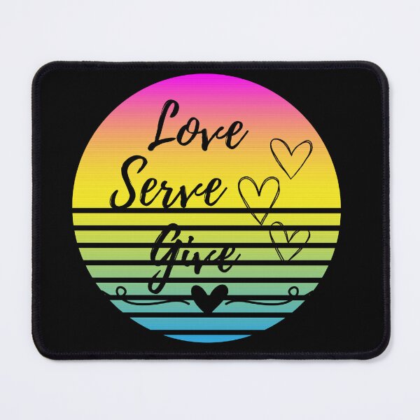 Item preview, Love Serve Give designed and sold by JDFunTees.