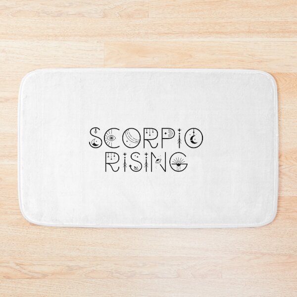 Item preview, Scorpio rising sign celestial typography designed and sold by The Quantum Cutie.