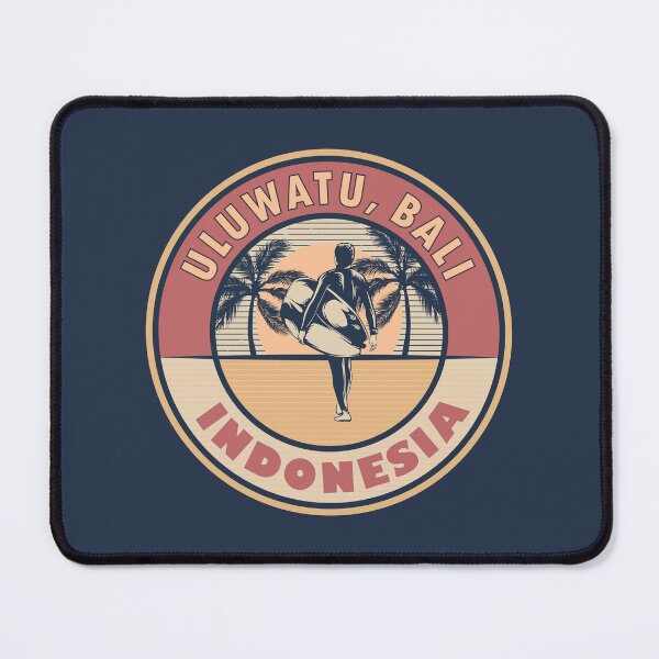Item preview, Uluwatu Bali Indonesia Vintage Summer Surfing Design designed and sold by CynthiaGraphics.