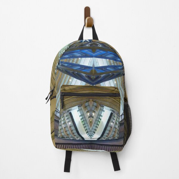 Blue Vessel In The Golden Marquis Backpack