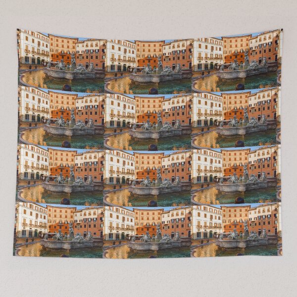 Item preview, Neptune Fountain on Piazza Navona - Impressions Of Rome designed and sold by Georgia Mizuleva.