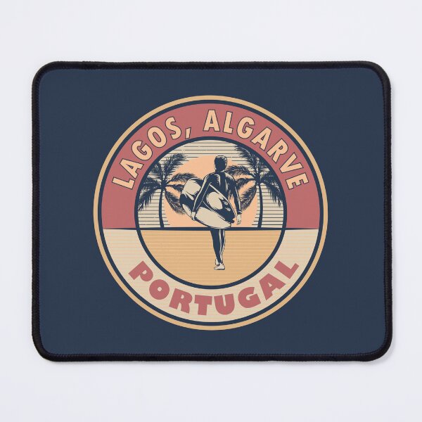 Item preview, Lagos Algarve Portugal Vintage Summer Surfing Design designed and sold by CynthiaGraphics.