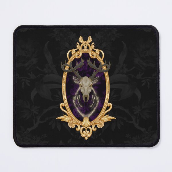 Item preview, Deer skull framed designed and sold by Mamie-Tysane.