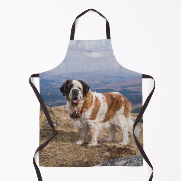 Item preview, Big Saint Bernard dog on top of a mountain designed and sold by HaleyRedshaw.