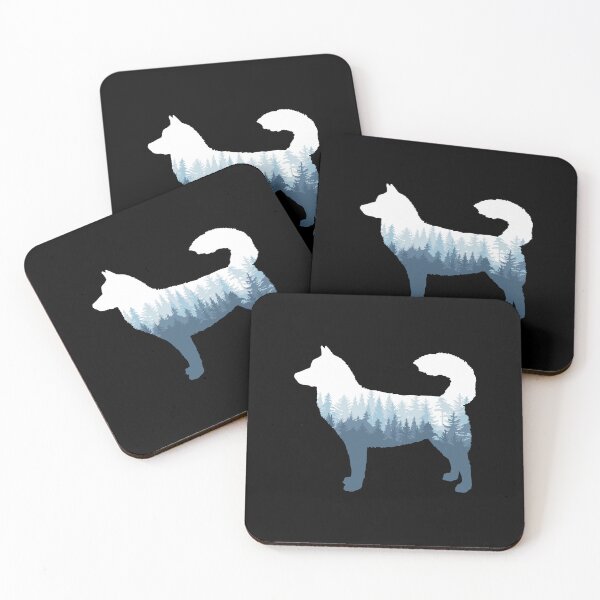 Item preview, Alaskan Malamute Mally Dog Silhouette Mountain Nature  designed and sold by thepawster.
