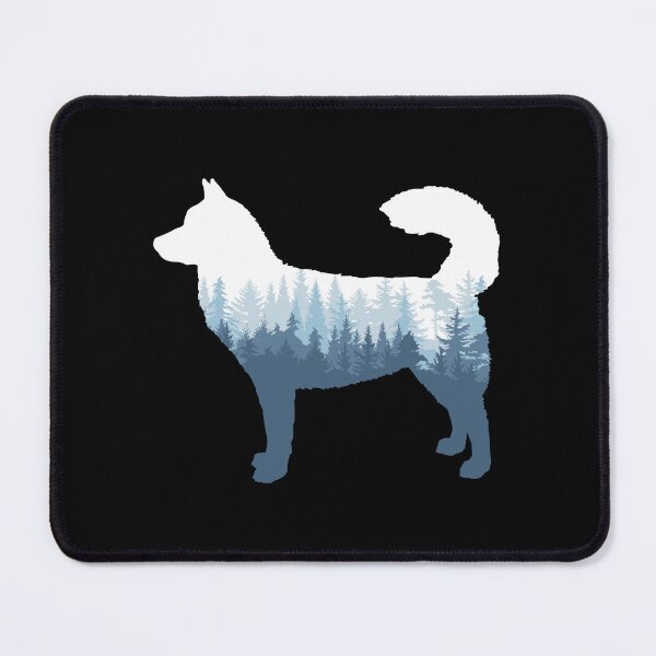 Item preview, Alaskan Malamute Mally Dog Silhouette Mountain Nature designed and sold by thepawster.
